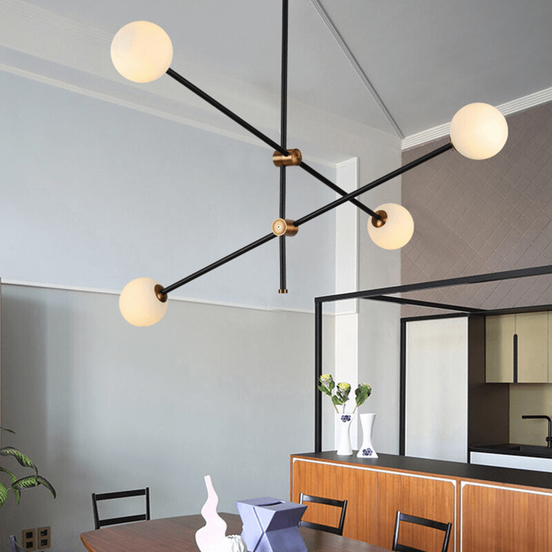 ไฟช่อ DEEPWOOD รุ่น DOT 'N LINE สีดำ 4 หัว